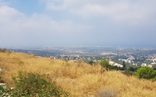 Land for sale with panoramic view