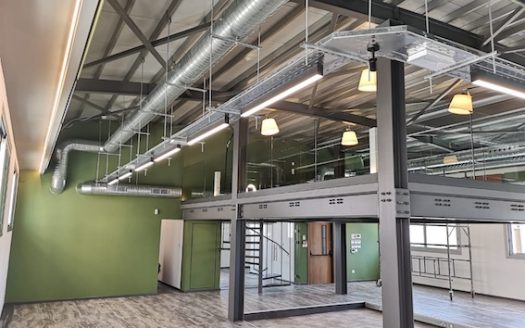 Industrial style office for rent