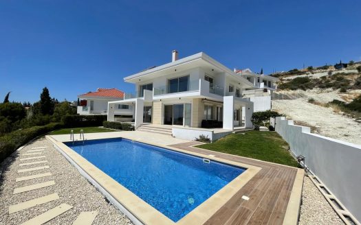 Elegant Seaview Villa with Private Pool, Garden & Panoramic Views