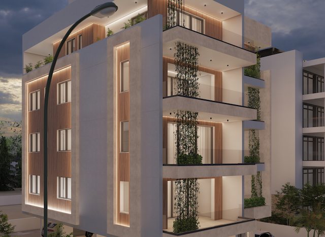 Modern 3-bedroom penthouse in Katholiki, Limassol with spacious balconies and contemporary design.