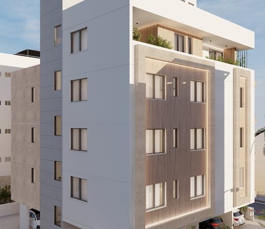Modern 3-Bedroom Penthouse in Katholiki, Limassol with spacious balcony and city views.