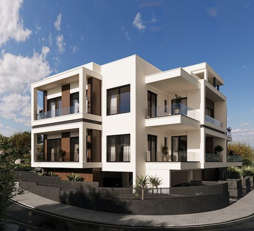 Luxury 3-bedroom apartment in Germasogeia with modern design and spacious balconies.