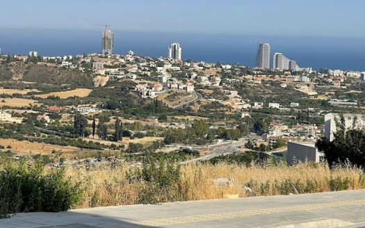 Sea-view residential plot for sale – Agia Paraskevi, Germasogeia, Limassol