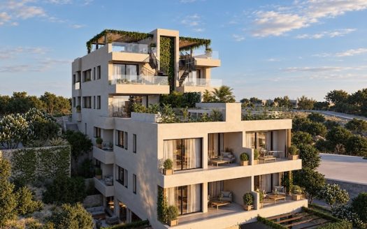Sea-view 2-bedroom apartment for sale – Geroskipou Hills, Paphos